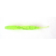 Приманка силіконова для риболовлі, Taipan Rain Worm, 3,8 дюйма, 8шт/уп, колір №06 Chartrease